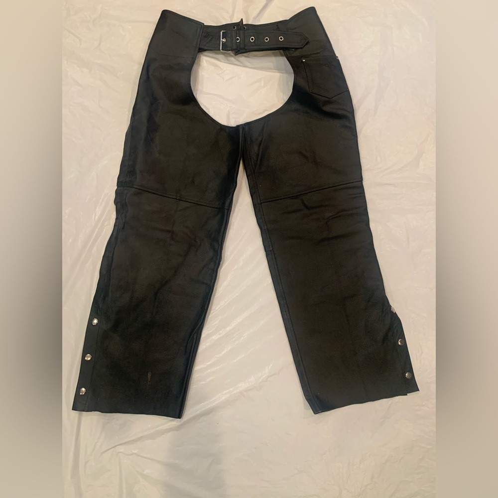 Rocky Mountain Hide Women’s Genuine Leather Riding Chaps Size XL